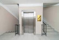 Gold Acrylic Stairs Sign, Self-Adhesive