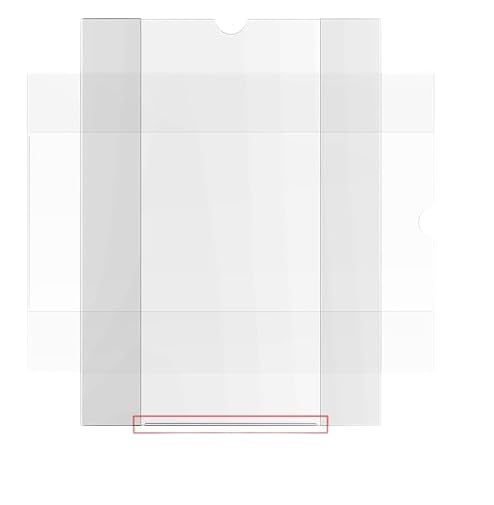 Acrylic Wall Sign Holder 11x8.5, 6-Pack – Yosham