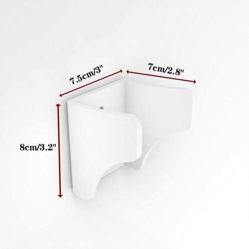 Acrylic Guitar Wall Mount Hanger, 5mm — Black — White – view 2