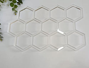 en_IN, Honeycomb Router Template,Acrylic Honeycomb Woodworking Template,Router Inlay Jig for Woodworkers and Makers (12''x 7.875"), A21TJRUUN4KGV