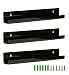 Acrylic Vinyl Record Wall Mount Shelves, 3-Pack – Yosham
