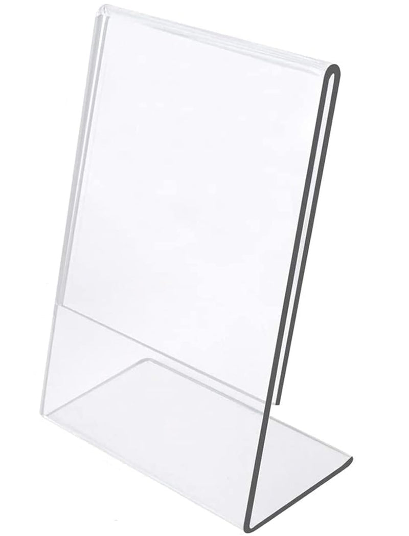 Duveesha QR Code Scanner Display Stand, Acrylic Paper Sign Holder, 10.16 x 15.24 cm (16)