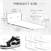 Acrylic Floating Shoe Display Wall Shelves, 6-Pack – Yosham