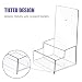 Acrylic Wall-Mount Brochure Holder Rack, 2-Pack – Yosham