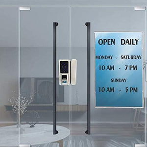 Duveesha Acrylic Sign Holder 11 x 8.5 Wall Mount, Wall Mount Sign Holders, Clear Acrylic Frame with 3M Tape Adhesive, Plastic Wall Sign Holder for Office, Home, Restaurant-Pack of 8