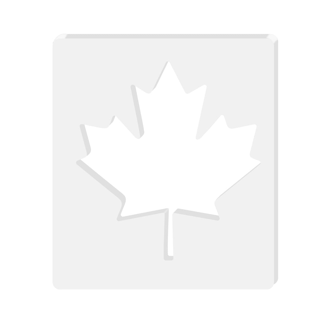 Maple Leaf Acrylic Router Inlay Template