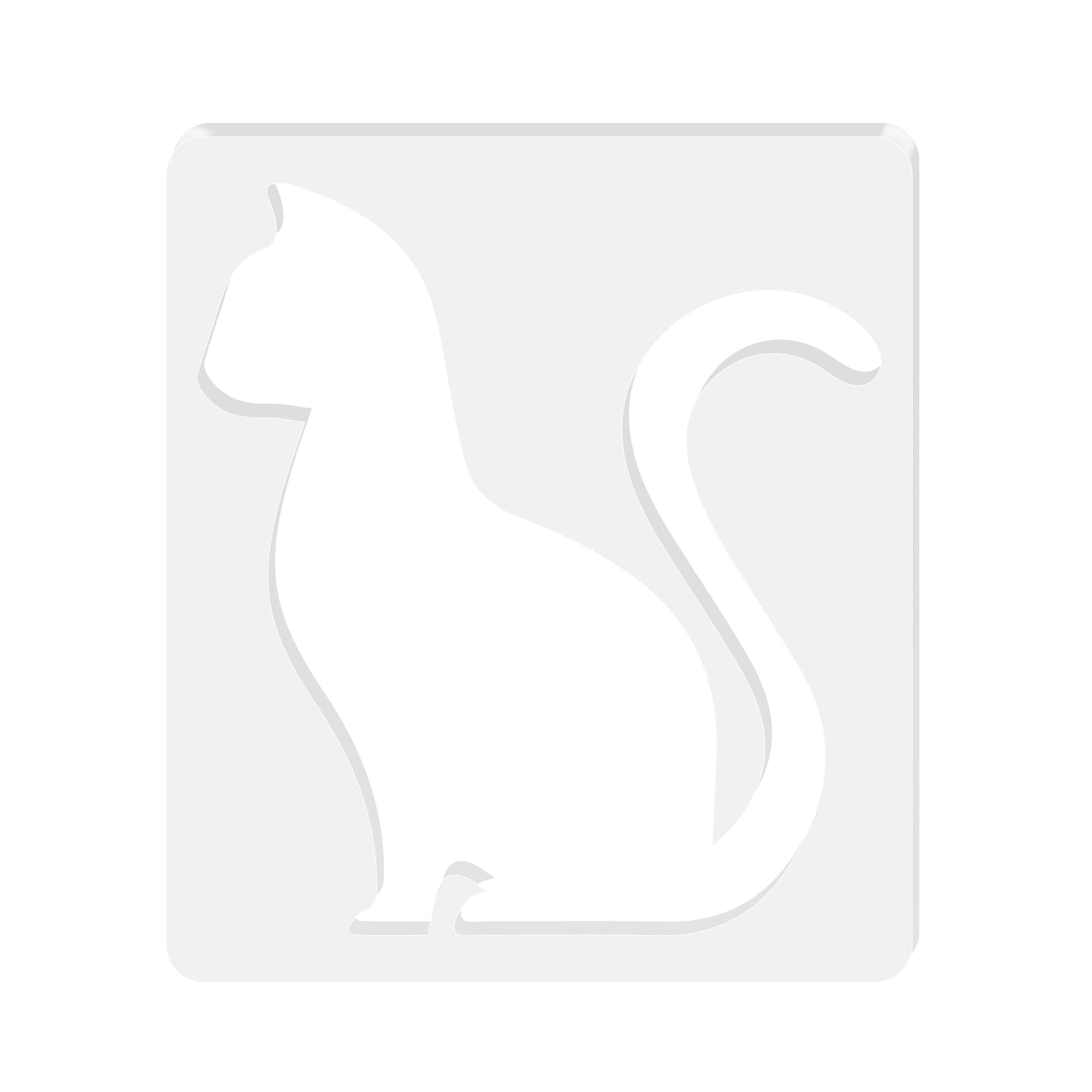 Cat Acrylic Router Inlay Template