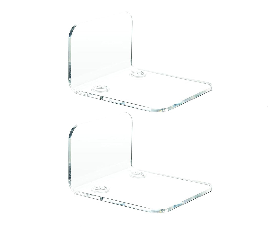Clear Acrylic CCTV Camera Wall Mount Shelf, Pack of 2 — CCTV Wall Mount M3 – view 5