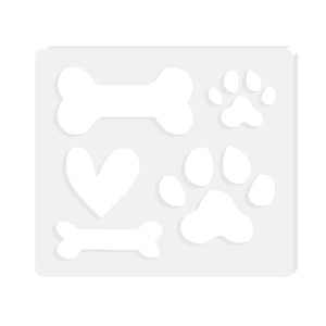 Acrylic Dog Bone & Paw Print Router Templates – Yosham