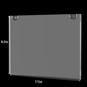 Acrylic Wall Sign Holder 8.5x11, 3-Pack – Yosham