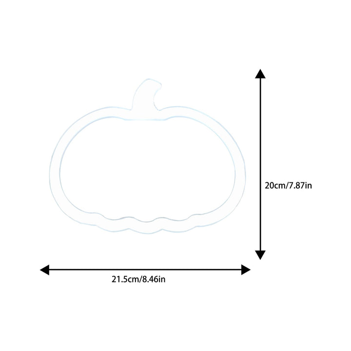 Acrylic Pumpkin Stencil Template, 8.46x7.87in – view 2