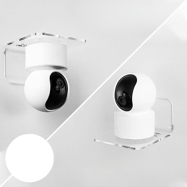 Clear Acrylic CCTV Camera Wall Mount Shelf, Pack of 2 — CCTV Wall Mount M3 – view 4