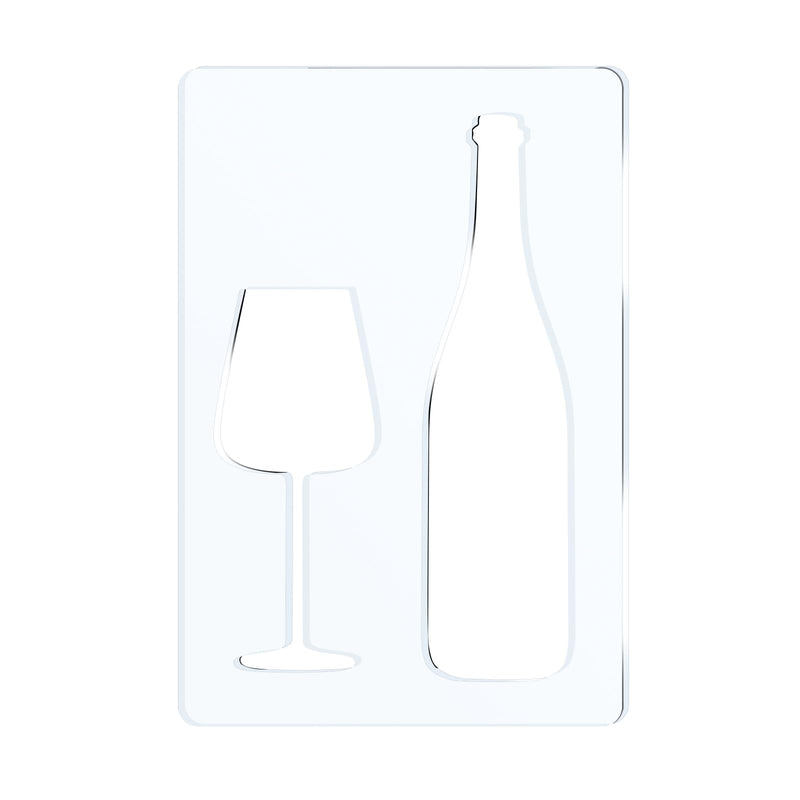 Wine Glass Acrylic Router Inlay Template – Yosham