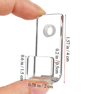 Clear Acrylic Vinyl Record Wall Shelves, 30-Pack – Yosham