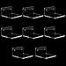 Mini Acrylic Floating Wall Shelves, 8-Pack – Yosham