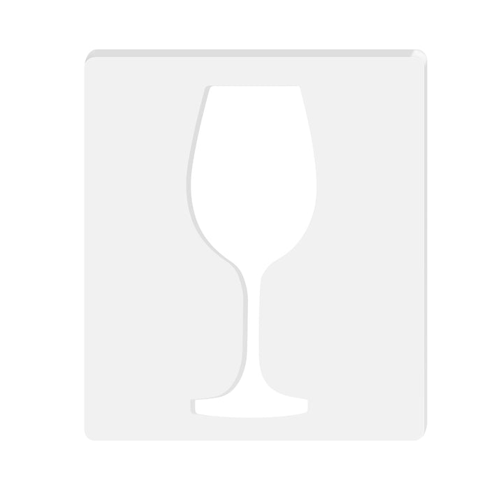 Wine Glass Acrylic Router Inlay Template