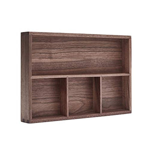 Black Walnut Wood Desk & Drawer Tray – Yosham