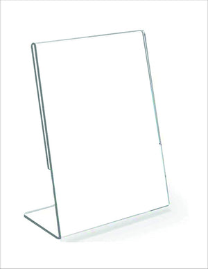 Acrylic Sign & Menu Holder Stand, 6x4 In – Yosham