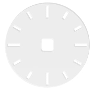12-Inch Acrylic Clock Face Router Template – Yosham