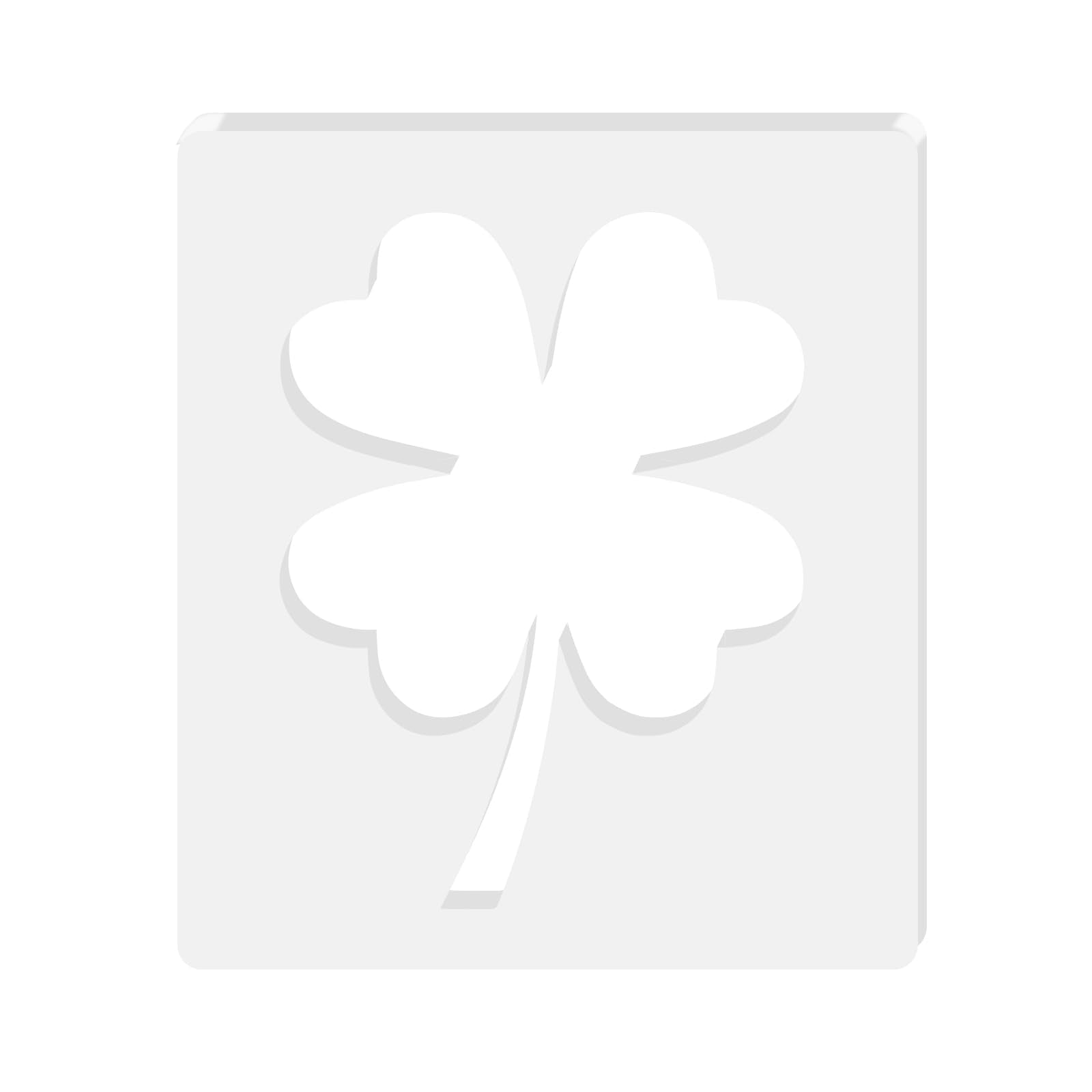 Acrylic Leaf Router Inlay Template for Woodworking