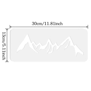 Mountain Range Acrylic Router Template – Yosham