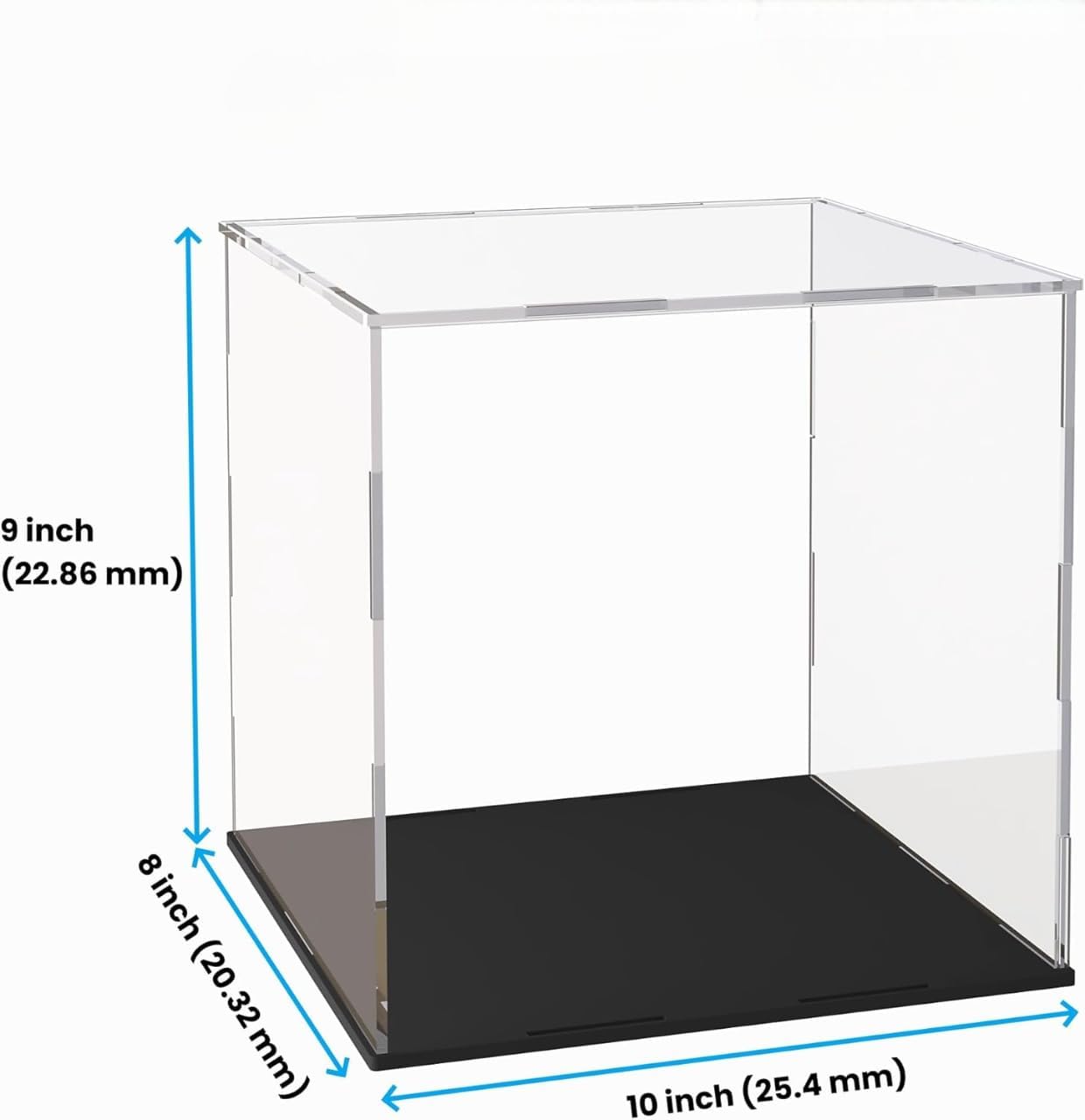 Clear Acrylic Display Case — display box 10*8*9 – view 2