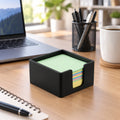 Matte Black Sticky Note Holder for 3×3 in Notes