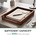 Wooden Pine Letter Tray, Stackable Desktop Organizer