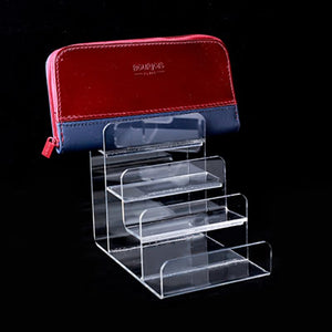 4-Tier Acrylic Wallet & Handbag Display Stand – Yosham