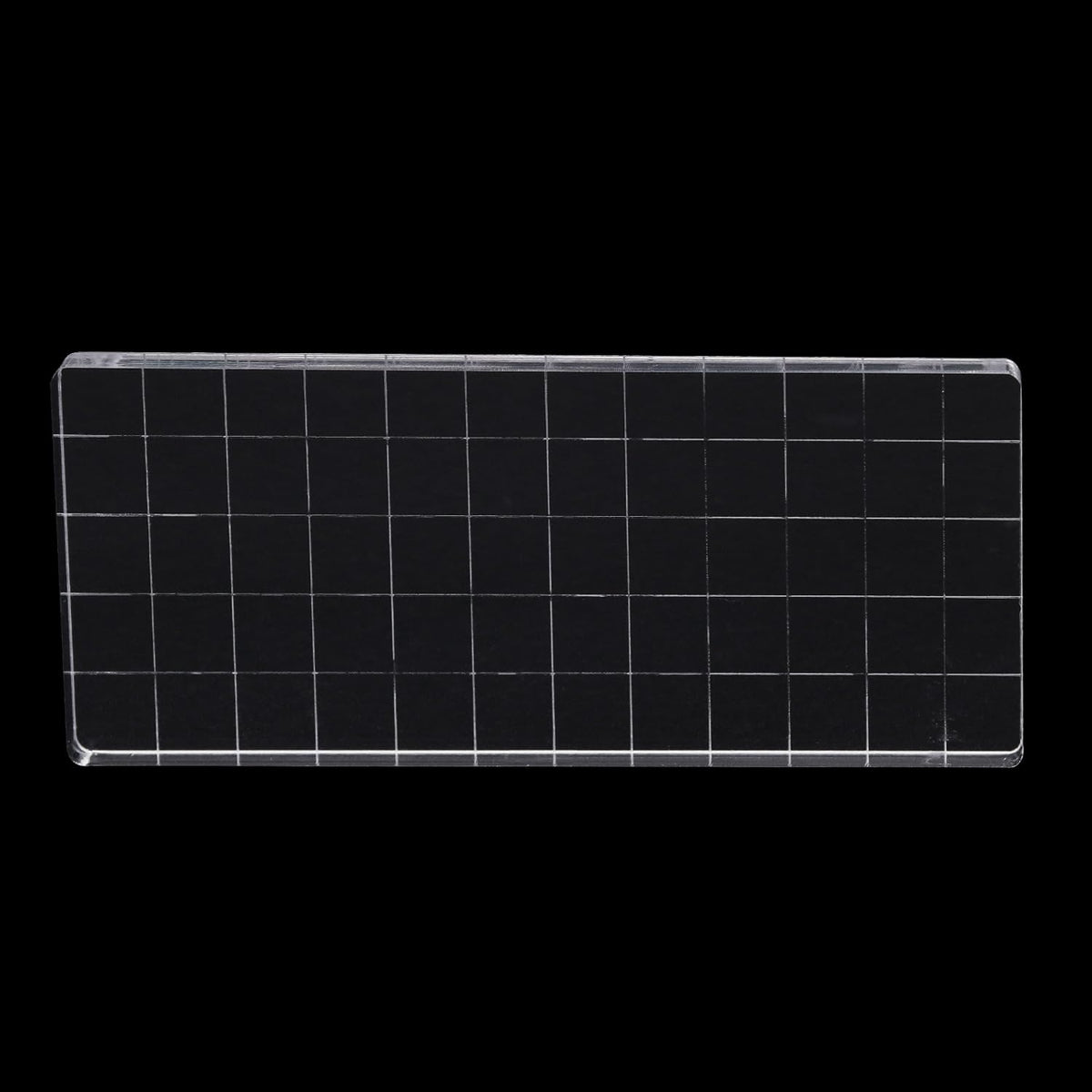 Clear Acrylic Stamp Block with Grid Lines – Yosham
