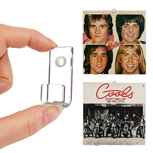Clear Acrylic Vinyl Record Wall Shelves, 30-Pack – Yosham