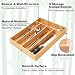Expandable Cutlery Drawer Organizer, 2 Compartments – Yosham