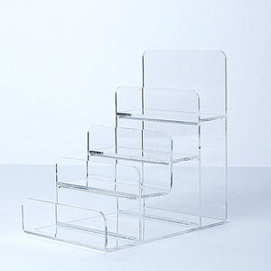 4-Tier Acrylic Wallet & Handbag Display Stand – Yosham