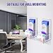 Acrylic Wall-Mount Brochure Holder Rack, 2-Pack – Yosham