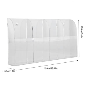Wall-Mount Acrylic Remote Control Holder – Yosham