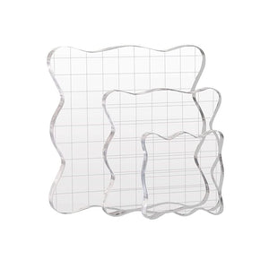 Acrylic Grid Stamp Blocks, 3-Piece Set – Yosham