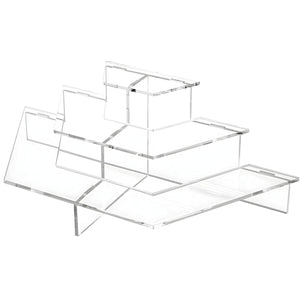 Large Acrylic Display Riser, Half Hexagon – Yosham