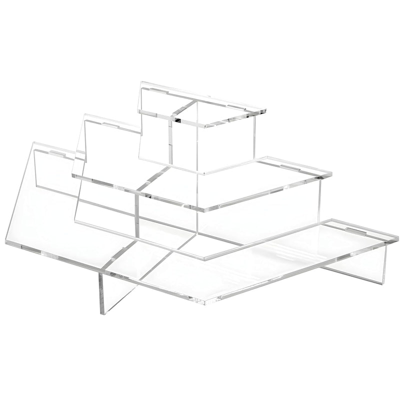 Large Acrylic Display Riser, Half Hexagon – Yosham