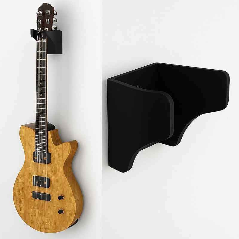 Black Acrylic Guitar Wall Mount Hanger, 5mm – Yosham
