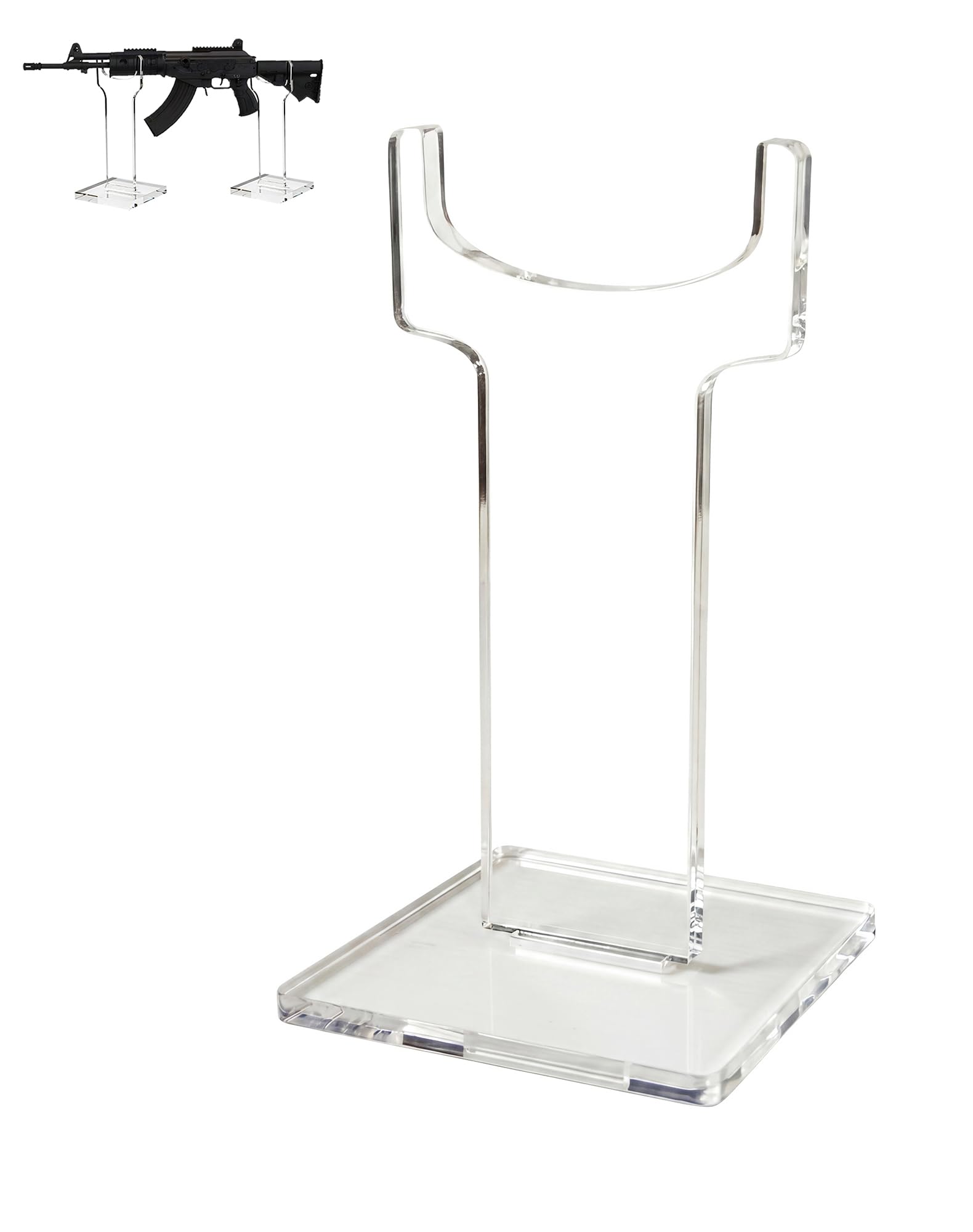 Clear Acrylic Rifle Display Stand, 6-Inch – Yosham