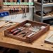 Wooden Pine Letter Tray, Stackable Desktop Organizer