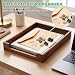 Wooden Pine Letter Tray, Stackable Desktop Organizer