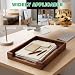 Wooden Pine Letter Tray, Stackable Desktop Organizer