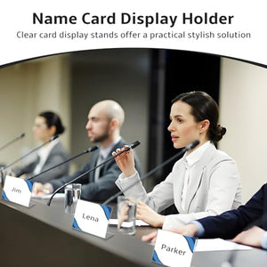 Mini Acrylic Sign Holders, 3.5x2 In, 30-Pack – Yosham