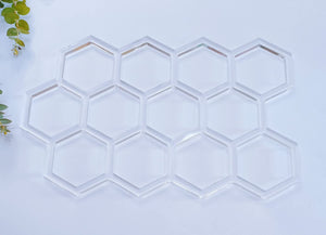 Acrylic Honeycomb Router Template, 12" x 7.875" – Yosham