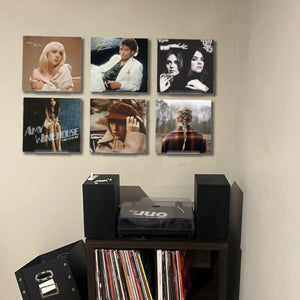 7-Inch Acrylic Vinyl Record Wall Shelves, 8-Pack – Yosham