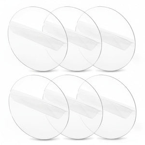 12-Inch Clear Acrylic Round Sheets, 6-Pack – Yosham