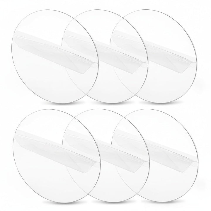 12-Inch Clear Acrylic Round Sheets, 6-Pack – Yosham