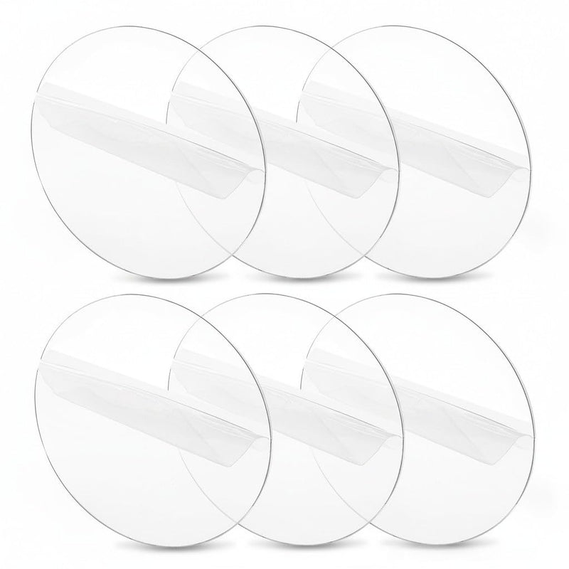 12-Inch Clear Acrylic Round Sheets, 6-Pack – Yosham