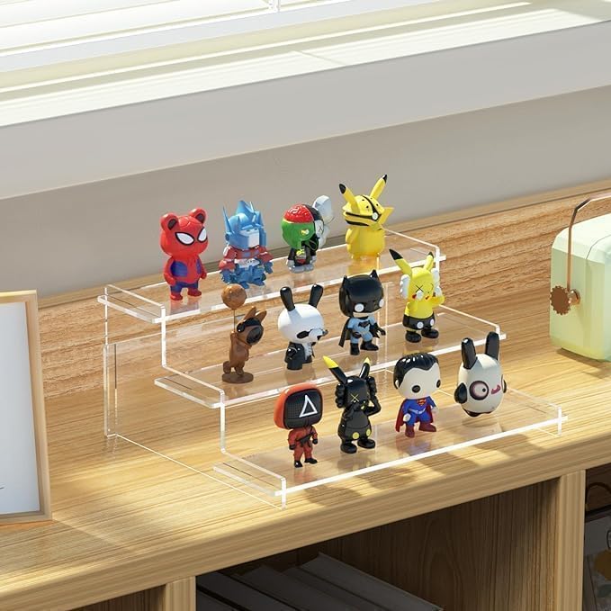 Clear Acrylic 3-Tier Display Shelf, Small – view 5
